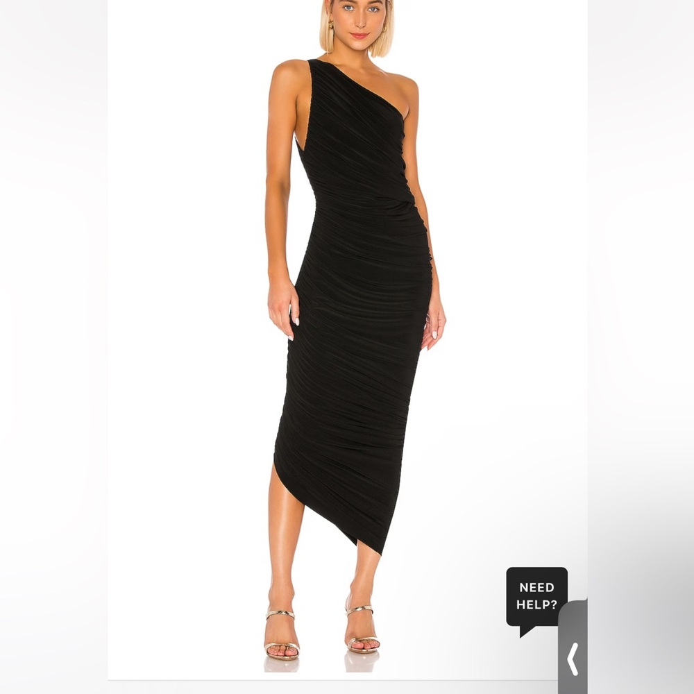 Norma Kamali Diana Gown in Black